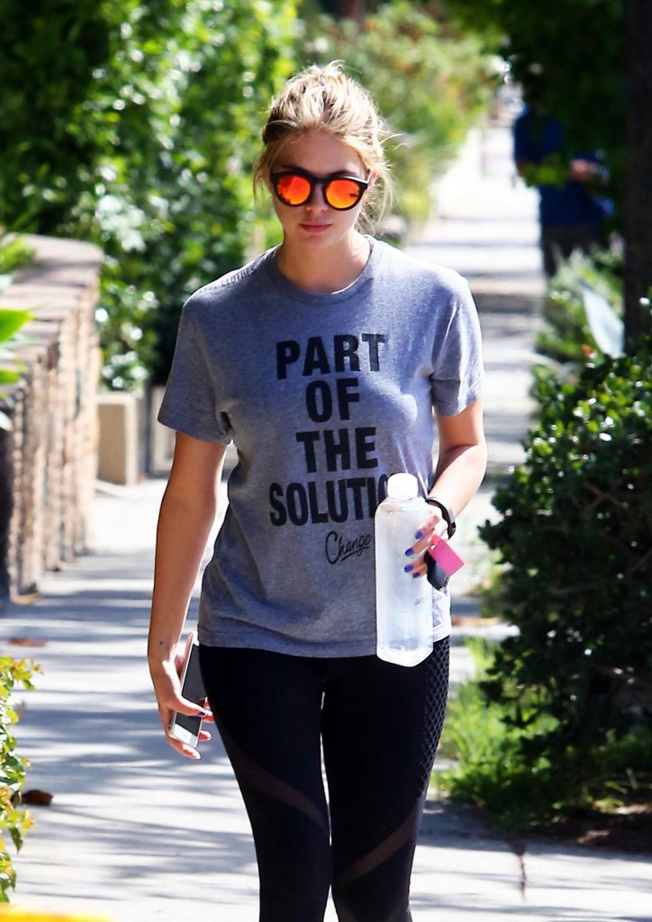 Ashley Benson Heading to the Gym in West Hollywood-1