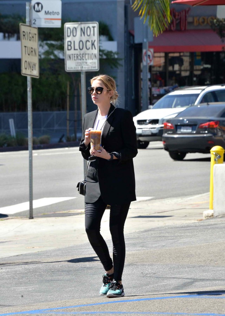 Ashley Benson Leaving a Coffee Bean in Los Angeles-2