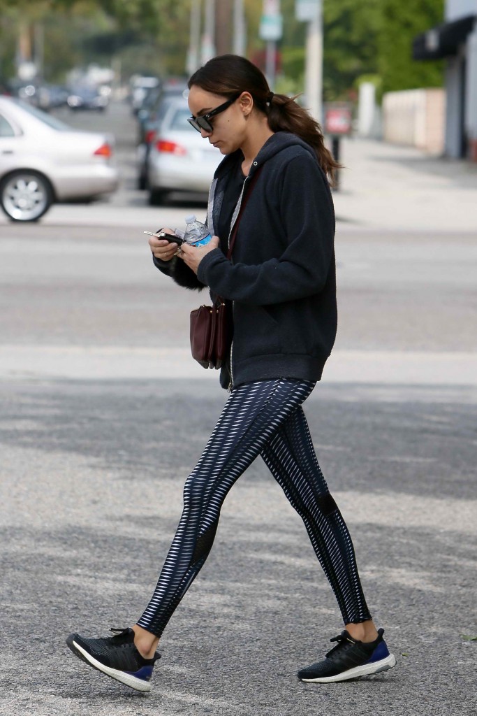 Ashley Madekwe Out in Los Angeles-1
