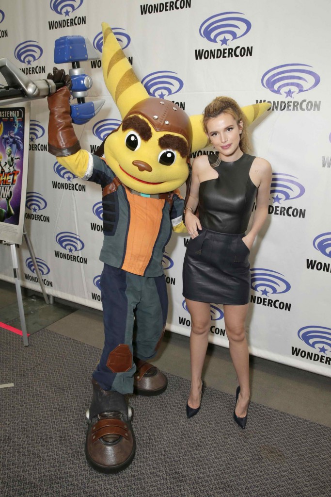 Bella Thorne at the Ratchet and Clank Wondercon Presentation in Los Angeles-3