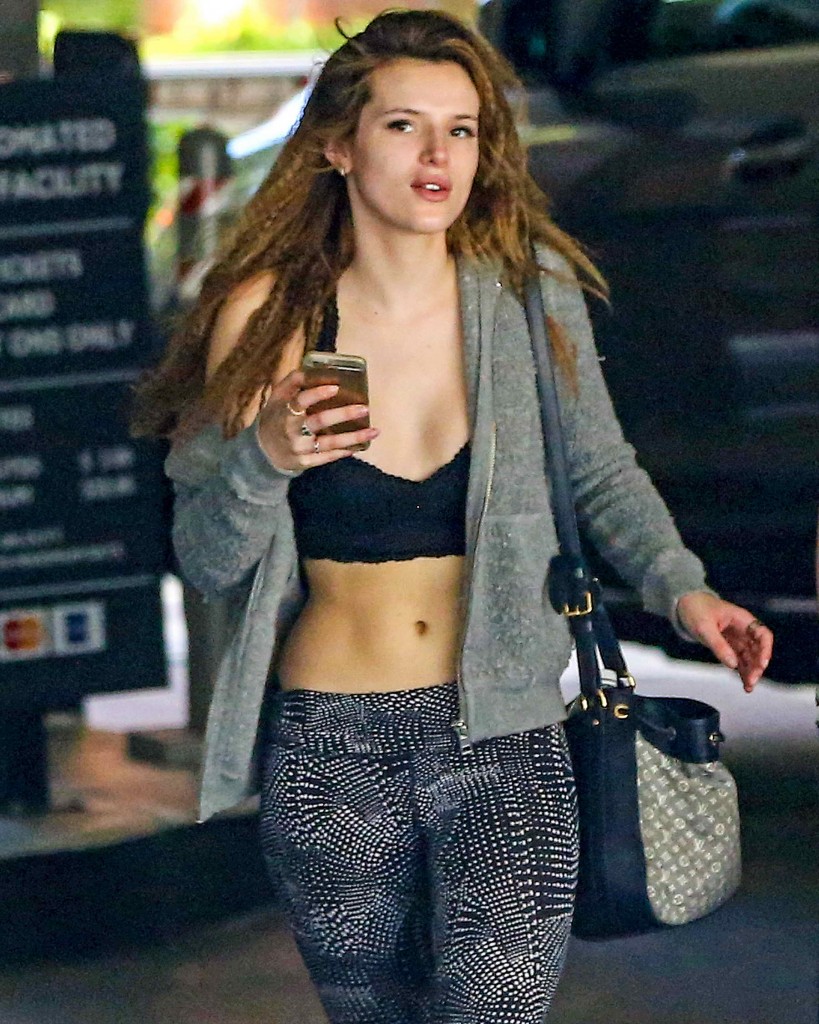 Bella Thorne Heading to the Gym in Los Angeles-1