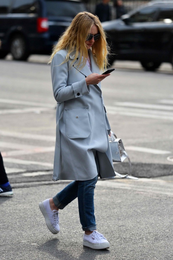 Dakota Fanning Out and About in New York-1