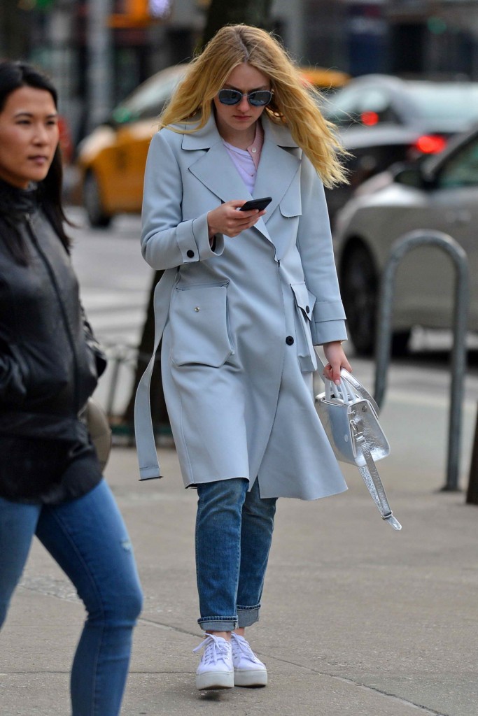 Dakota Fanning Out and About in New York-2