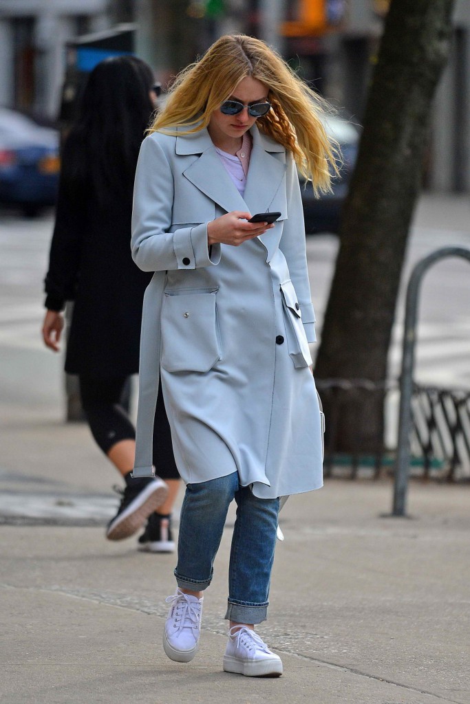 Dakota Fanning Out and About in New York-3