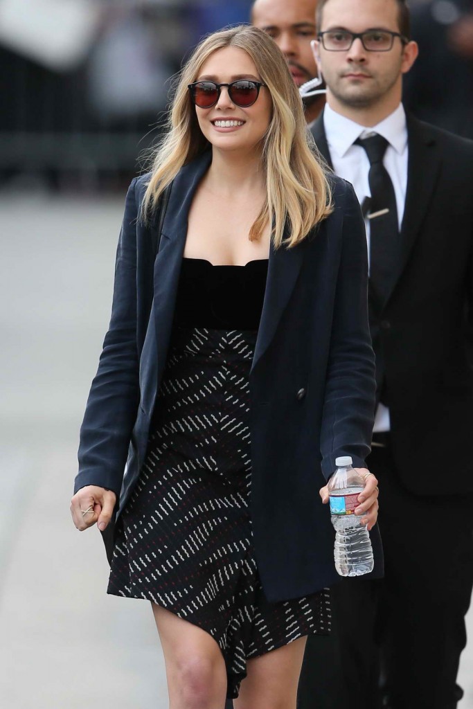 Elizabeth Olsen Leaving the ABC Studios After Jimmy Kimmel Live in Los Angeles-2