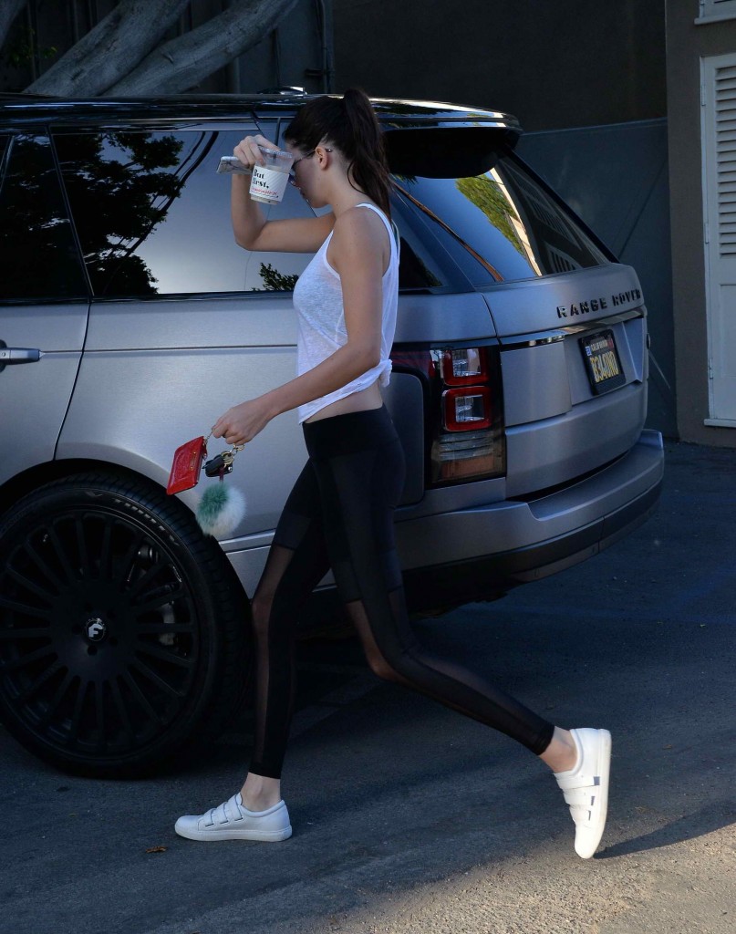 Kendall Jenner Leaving Yoga Studio in Hollywood-5