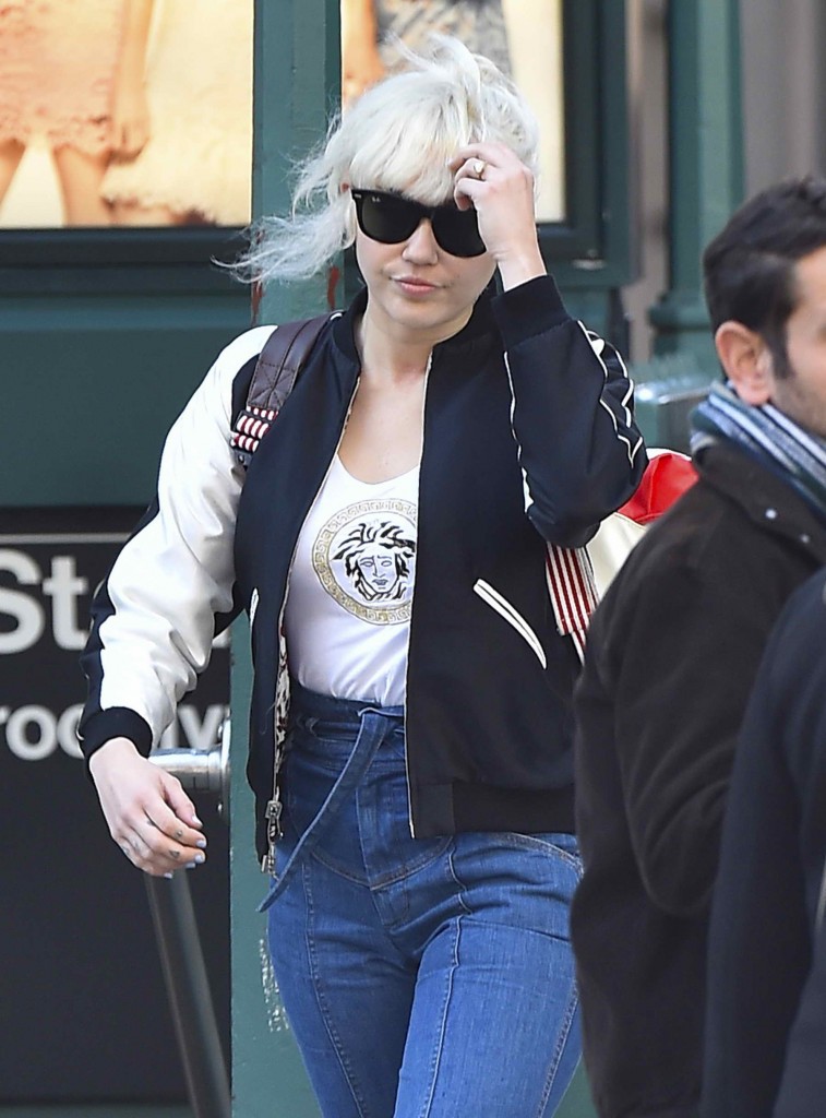 Miley Cyrus Out in SoHo, New York City-1