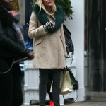 Stephanie Pratt on the Set of New Made In Chelsea in West London