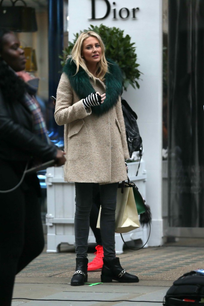 Stephanie Pratt on the Set of New Made In Chelsea in West London-1