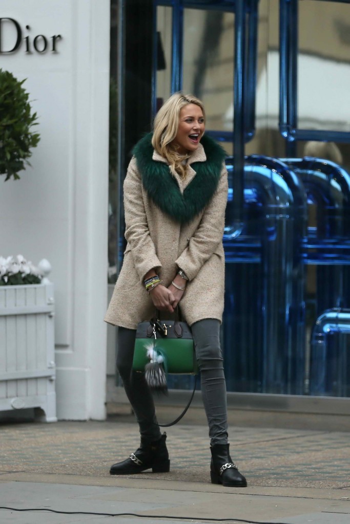 Stephanie Pratt on the Set of New Made In Chelsea in West London-3