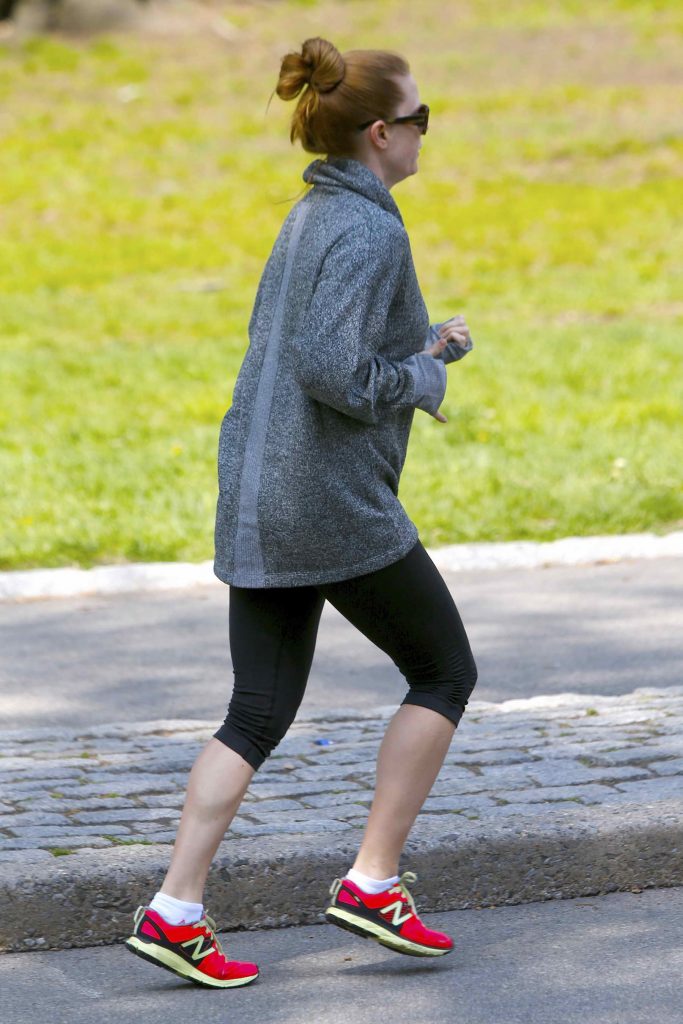Amy Adams Jogging in New York City-2