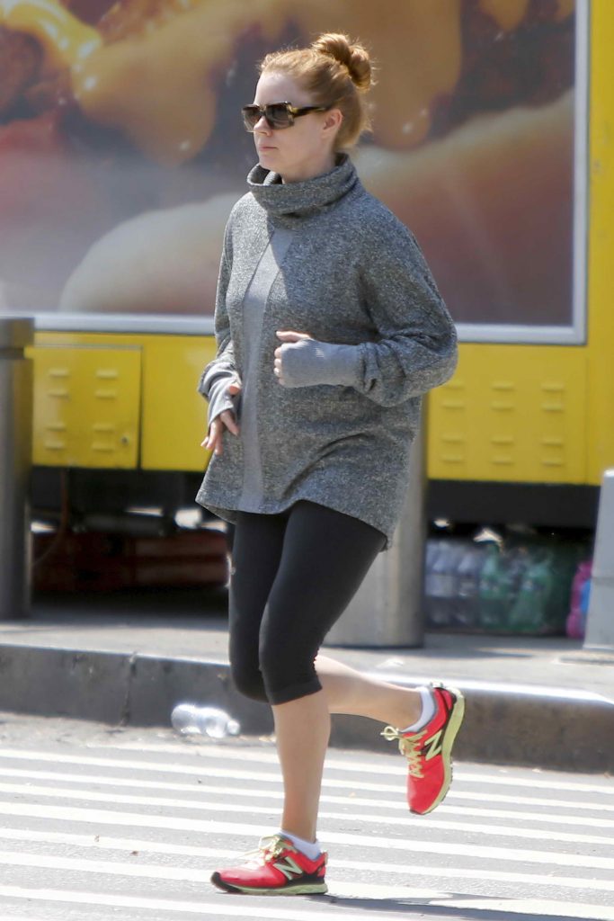 Amy Adams Jogging in New York City-3