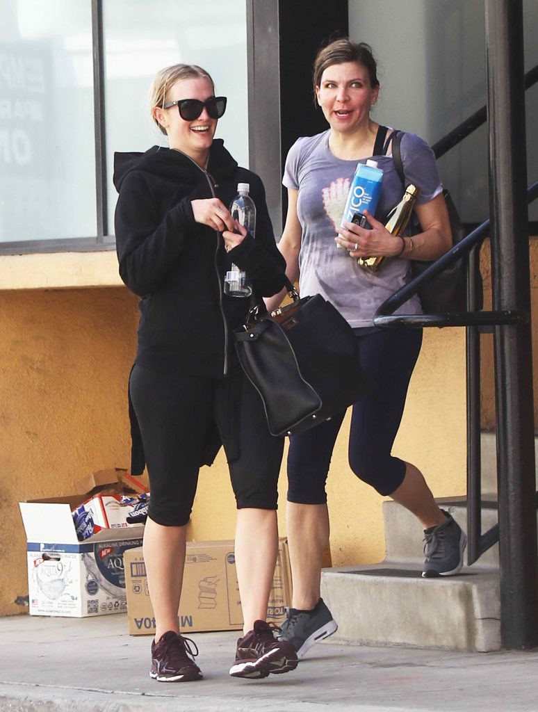 Ashlee Simpson Leaves the Gym in Studio City-3
