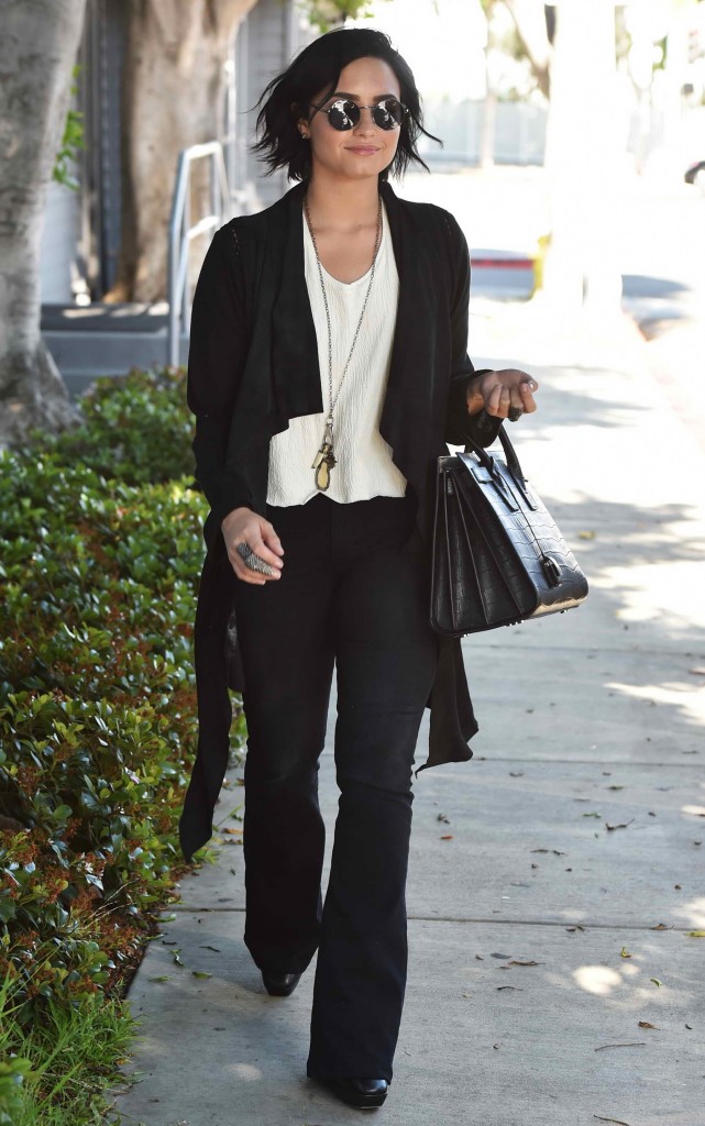 Demi Lovato Leaves a Recording Studio in West Hollywood-4