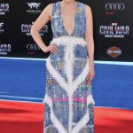 Elizabeth Henstridge at the Captain America: Civil War Premiere in Los Angeles