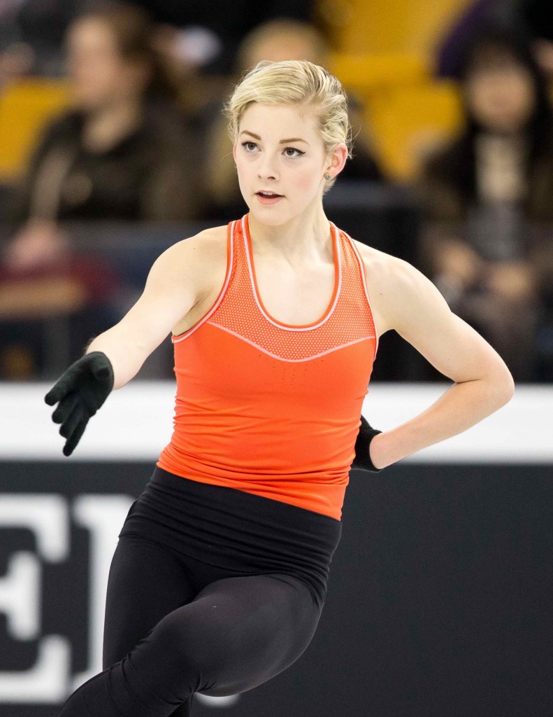 Gracie Gold at Practice Session at the ISU World Figure Skating Championships in Boston-2