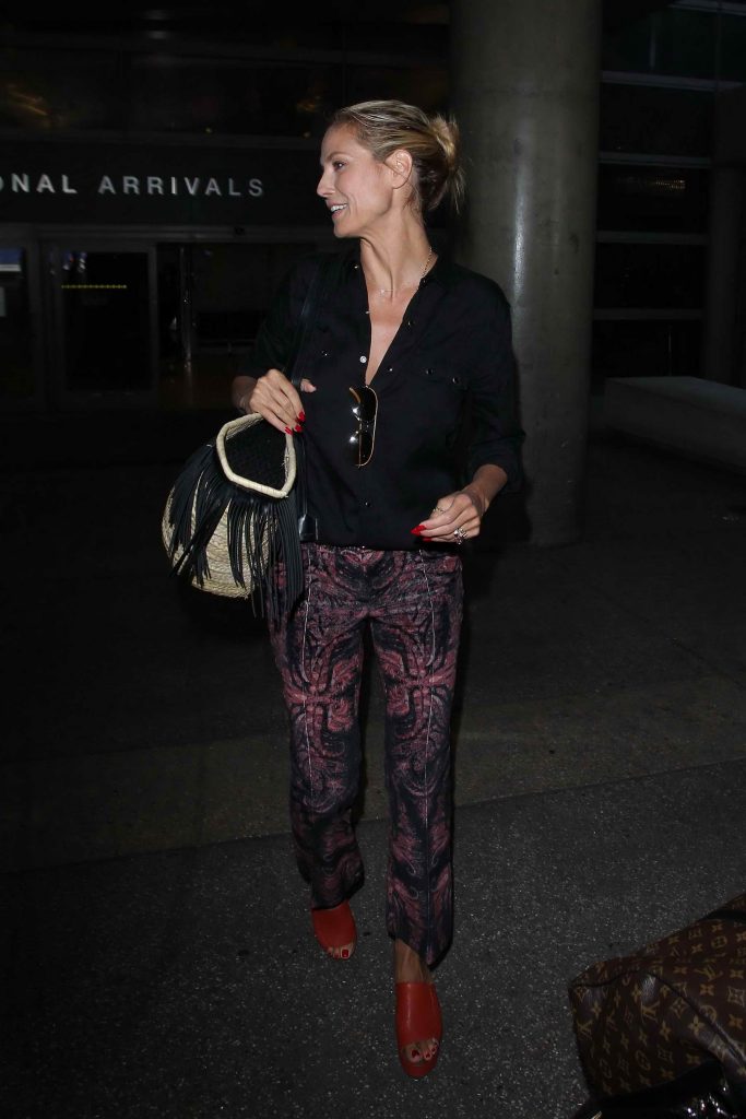 Heidi Klum at a LAX Airport in Los Angeles-3