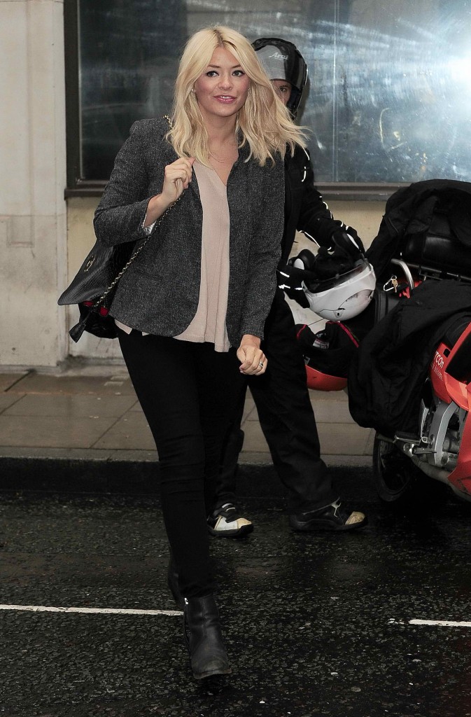 Holly Willoughby Leaves BBC Studio in London-3