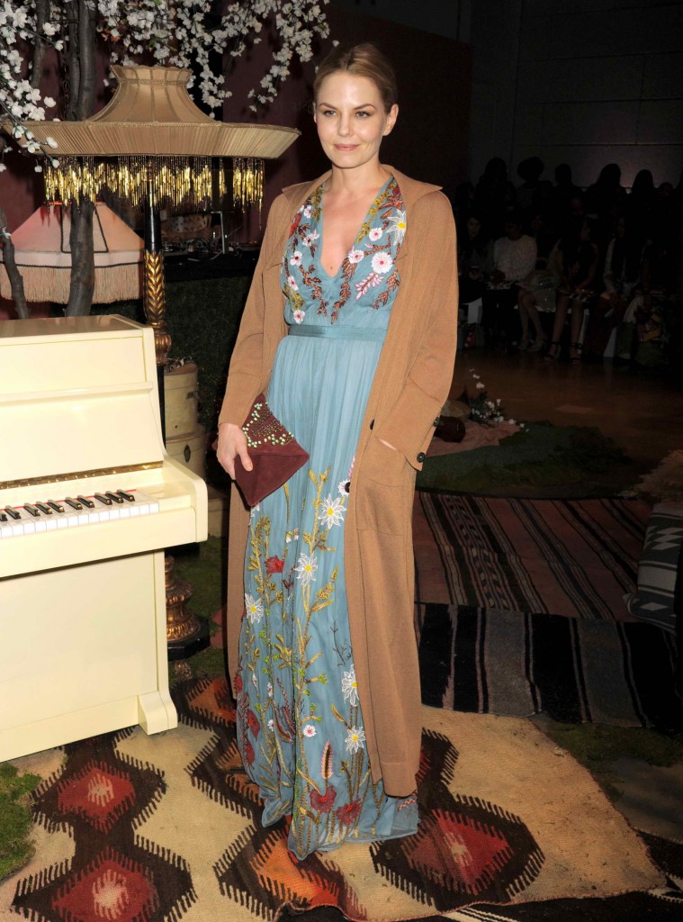 Jennifer Morrison at Alice + Olivia by Stacey Bendet and Neiman Marcus See-Now-Buy-Now Runway Show in LA-1
