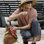 Julie Bowen at the Farmers Market in Los Angeles