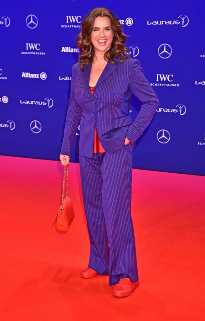 Katarina Witt at the Laureus World Sports Awards at Messe in Berlin-1