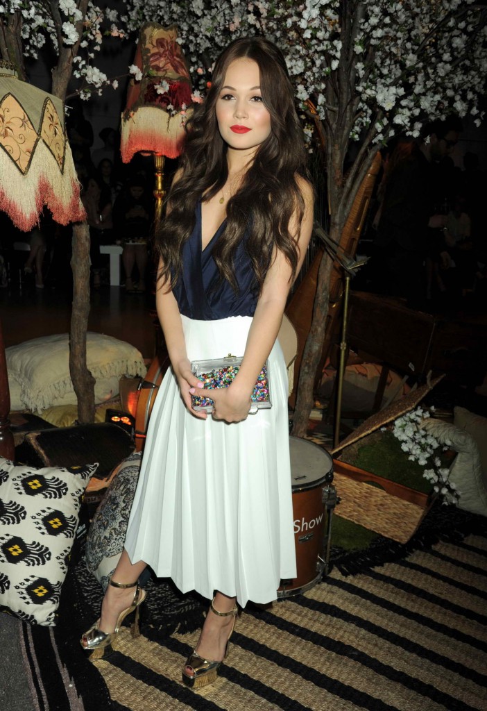 Kelli Berglund at Alice + Olivia by Stacey Bendet and Neiman Marcus See-Now-Buy-Now Runway Show in LA-4