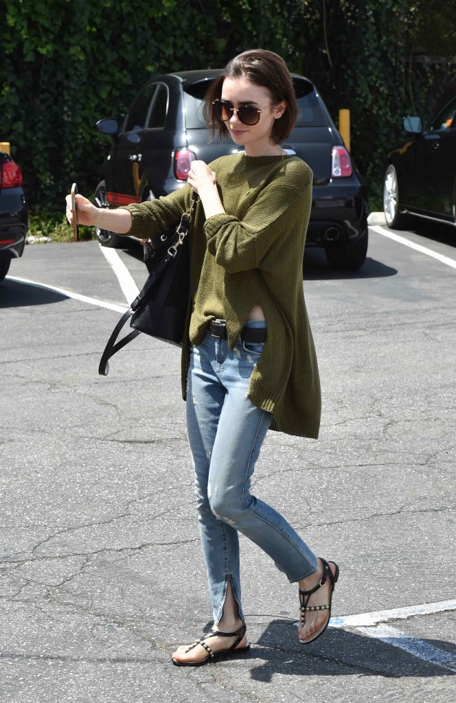 Lily Collins Out and About in Los Angeles-4