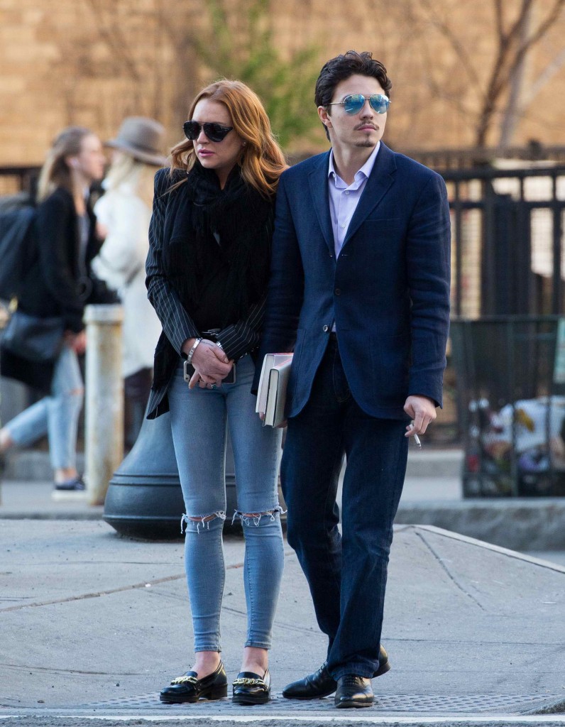 Lindsay Lohan Was Spotted in Soho-2