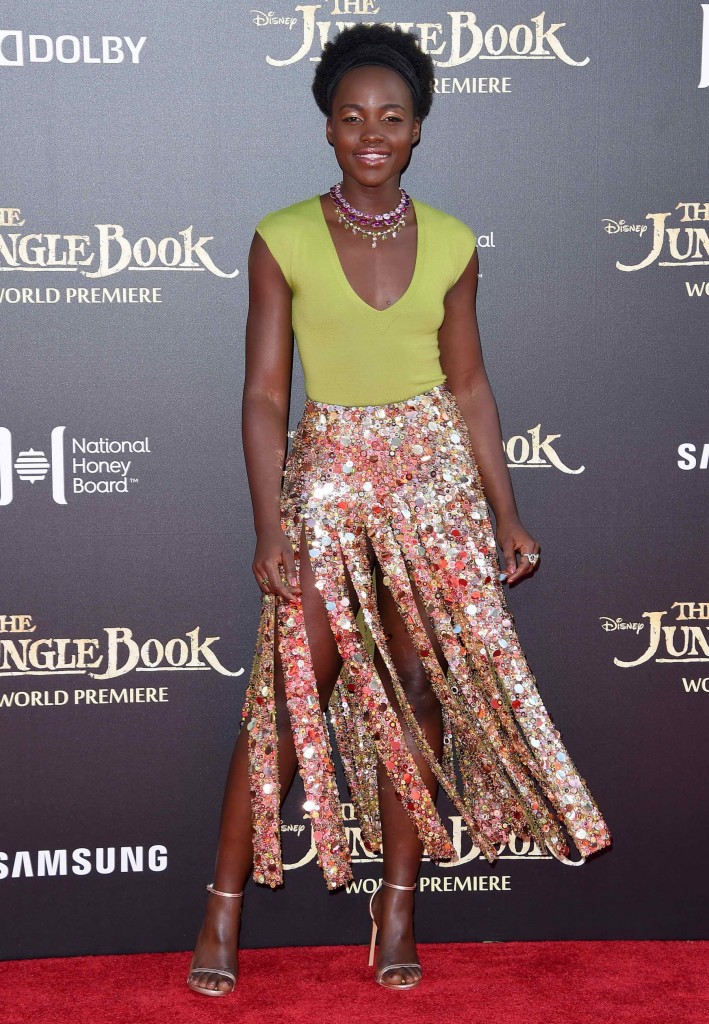 Lupita Nyong'o at "The Jungle Book" Premiere in Hollywood-1