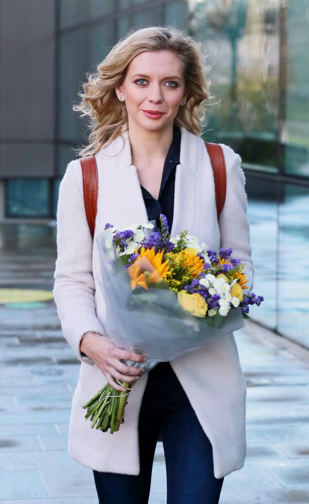 Rachel Riley Leaves the Studios at Media City in Manchester-4