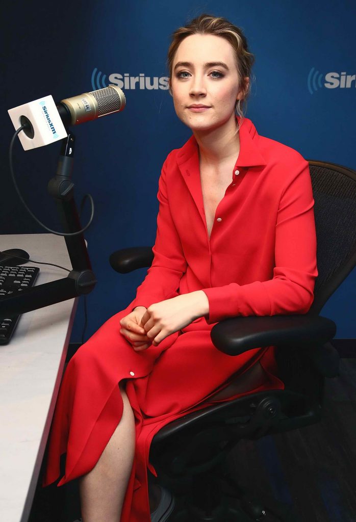Saoirse Ronan Visit SiriusXM Studios in New York City-2
