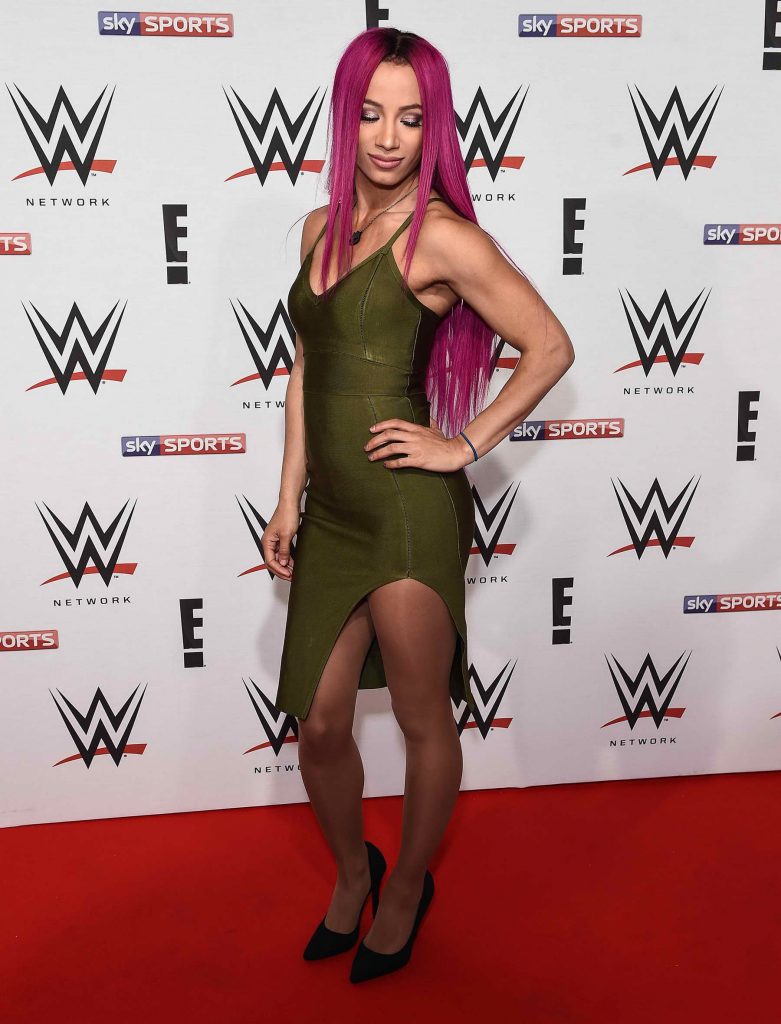 Sasha Banks at the WWE Preshow Party at the O2 Arena in London-2