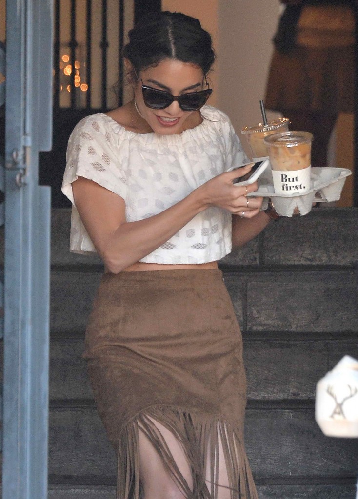 Vanessa Hudgens Gets Coffee in West Hollywood-4