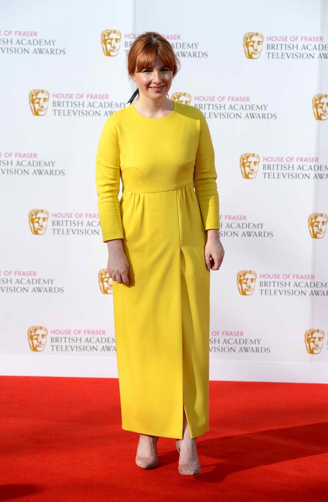 Alice Levine at The House of Fraser BAFTA 2016 at Royal Festival Hall in London-1