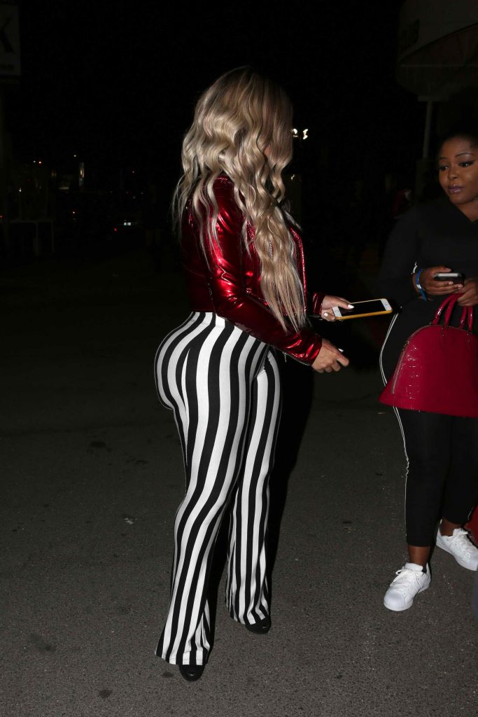 Blac Chyna at Rihanna's Anti World Tour Stop in Inglewood-5