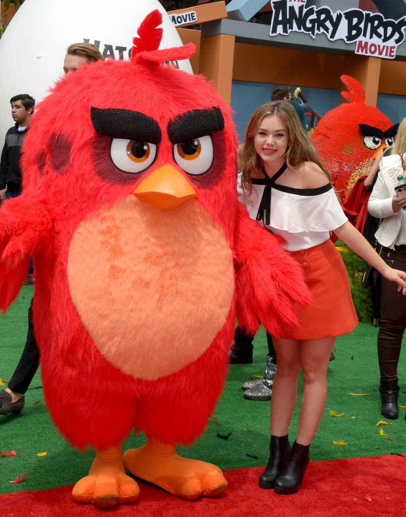 Brec Bassinger at the Angry Birds Premiere in Westwood-4