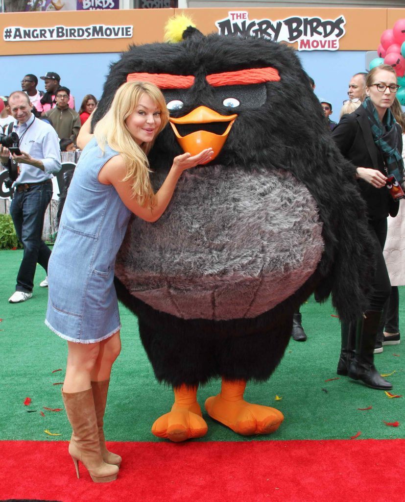 Charlotte Ross at the Angry Birds Premiere in Westwood-3