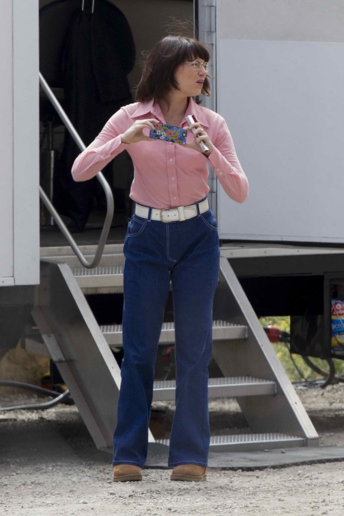 Emma Stone on the Set of Battle of the Sexes in Malibu-2
