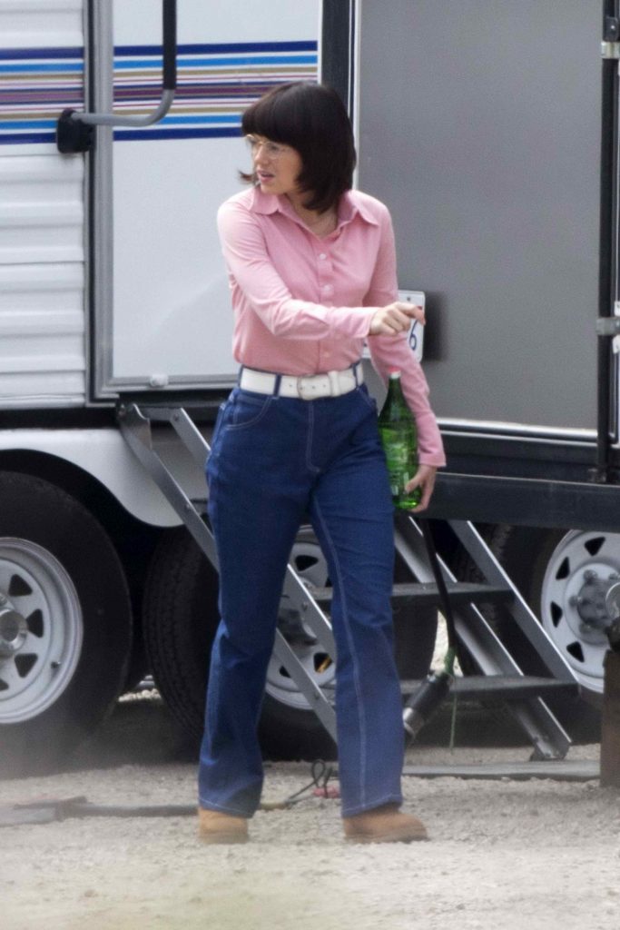 Emma Stone on the Set of Battle of the Sexes in Malibu-4