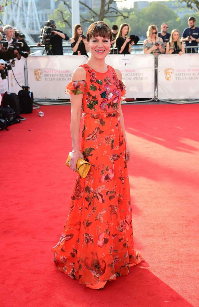 Helen McCrory at The House of Fraser BAFTA 2016 at Royal Festival Hall in London-1