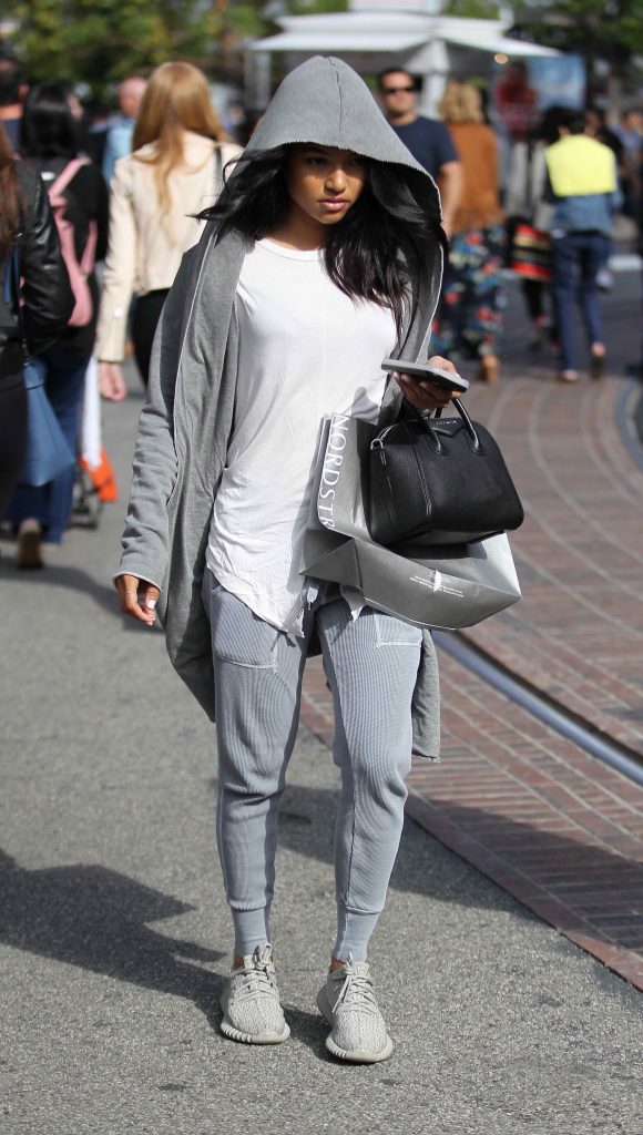 Karrueche Tran Shops at The Grove in Hollywood-2