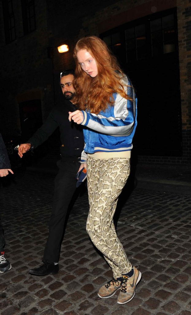 Lily Cole Leaves the Chiltern Fire House in London-2
