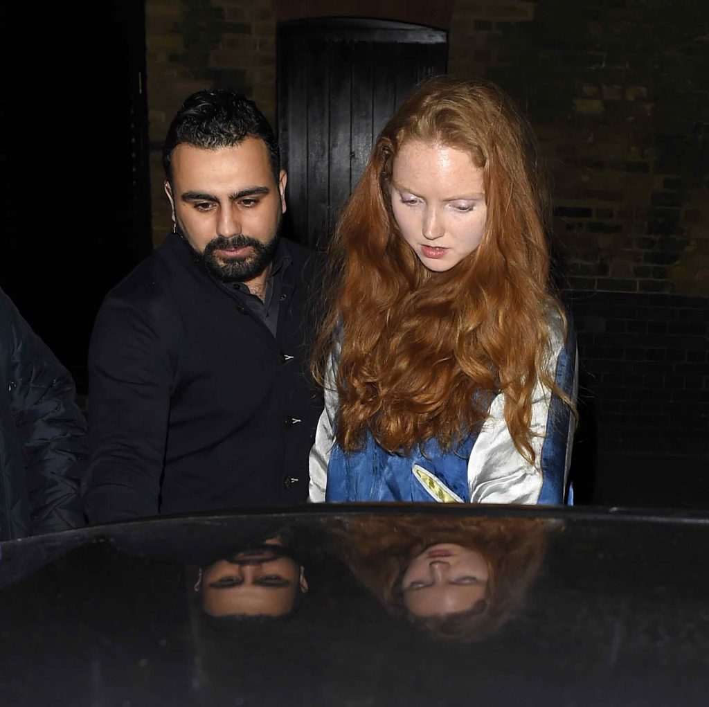 Lily Cole Leaves the Chiltern Fire House in London-5