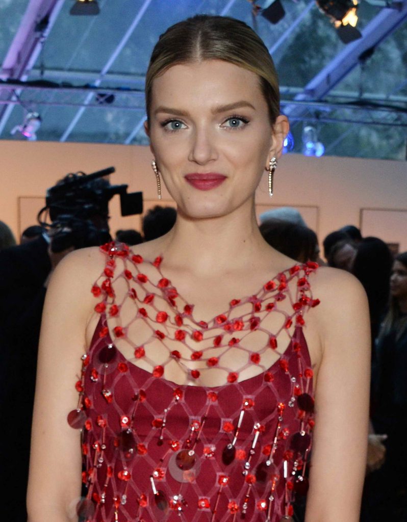 Lily Donaldson at the British Vogue Centenary Gala Dinner in London-5