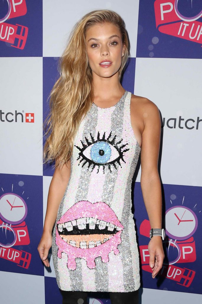 Nina Agdal at the Swatch Times Square Flagship Store Opening and Launch of the POP Collection in New York City-4