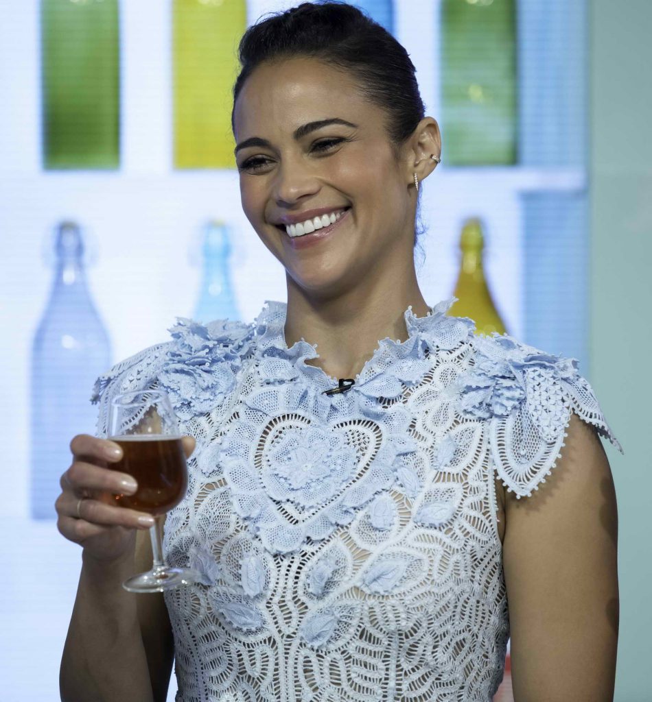 Paula Patton Attends the Sunday Brunch TV Show in London-1