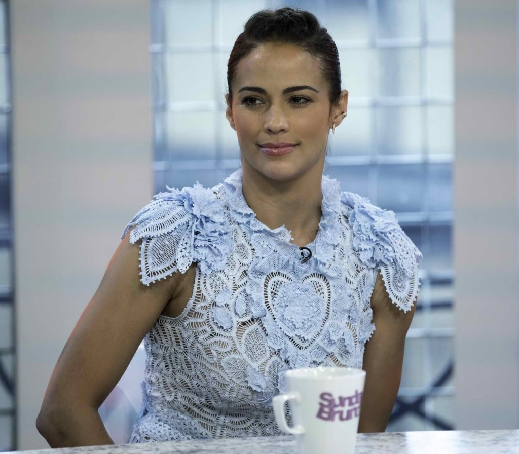 Paula Patton Attends the Sunday Brunch TV Show in London-2