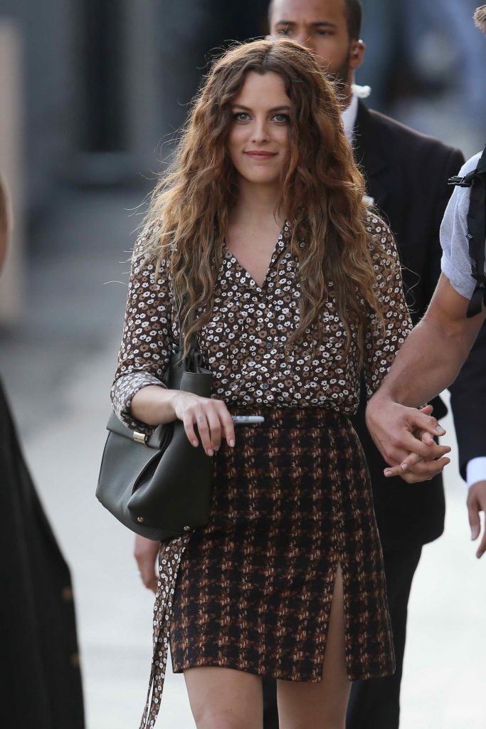 Riley Keough Leaves the ABC Studios in LA After Jimmy Kimmel Live-2