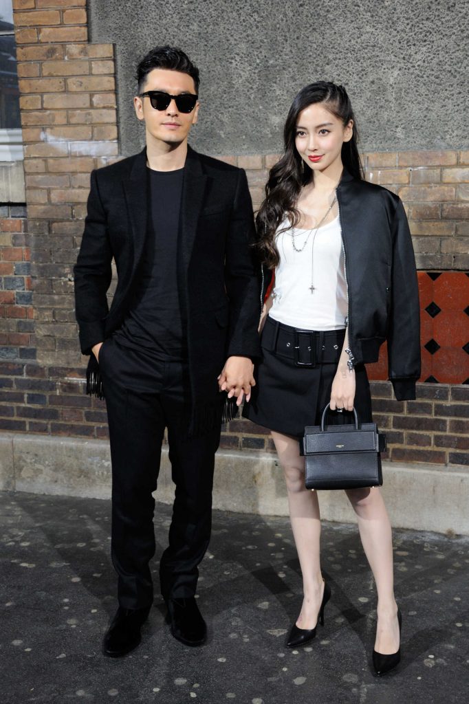 Angelababy at the Givenchy Show During Paris Men's Fashion Week-2
