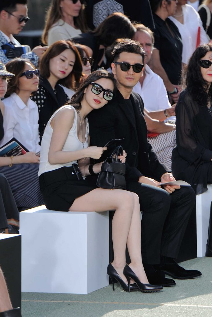 Angelababy at the Givenchy Show During Paris Men's Fashion Week-5